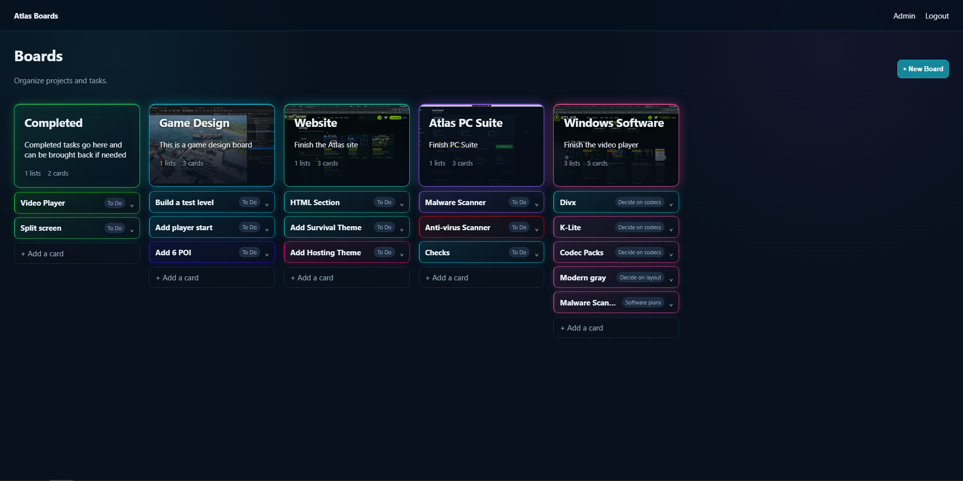 Atlas Boards – Live Boards